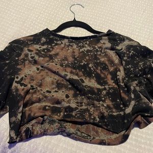 cropped bleach shirt